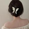 Hair Claw Stable Gripping Thick Spring Anti-Slip Tooth Comb Hair Clip Butterflies Shape Back Head Hair Clip