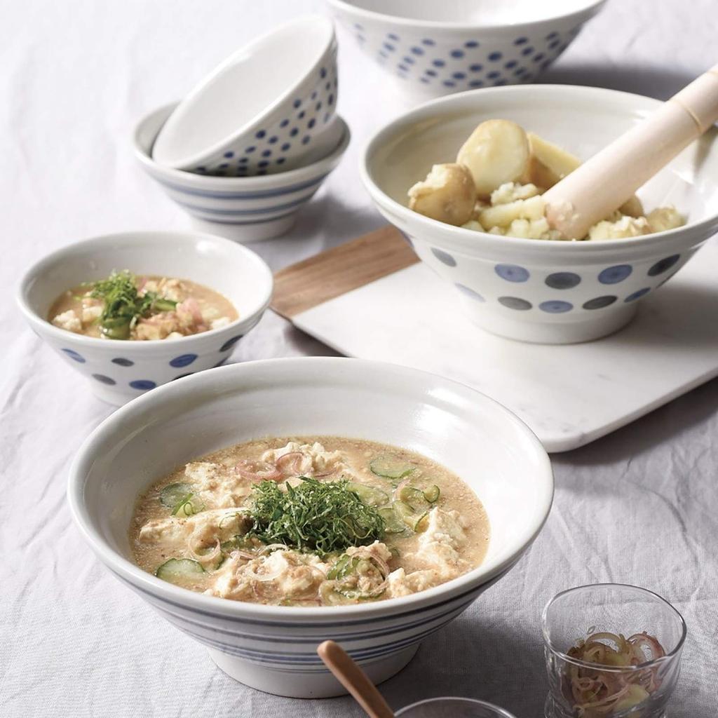 Aito Seisakusho [Mizutama] Mortar, 5 Inches, Approx. 14cm, Small Round Pattern, Mino Ware, Dishwasher Safe, Microwave Safe, Made In Japan 288004