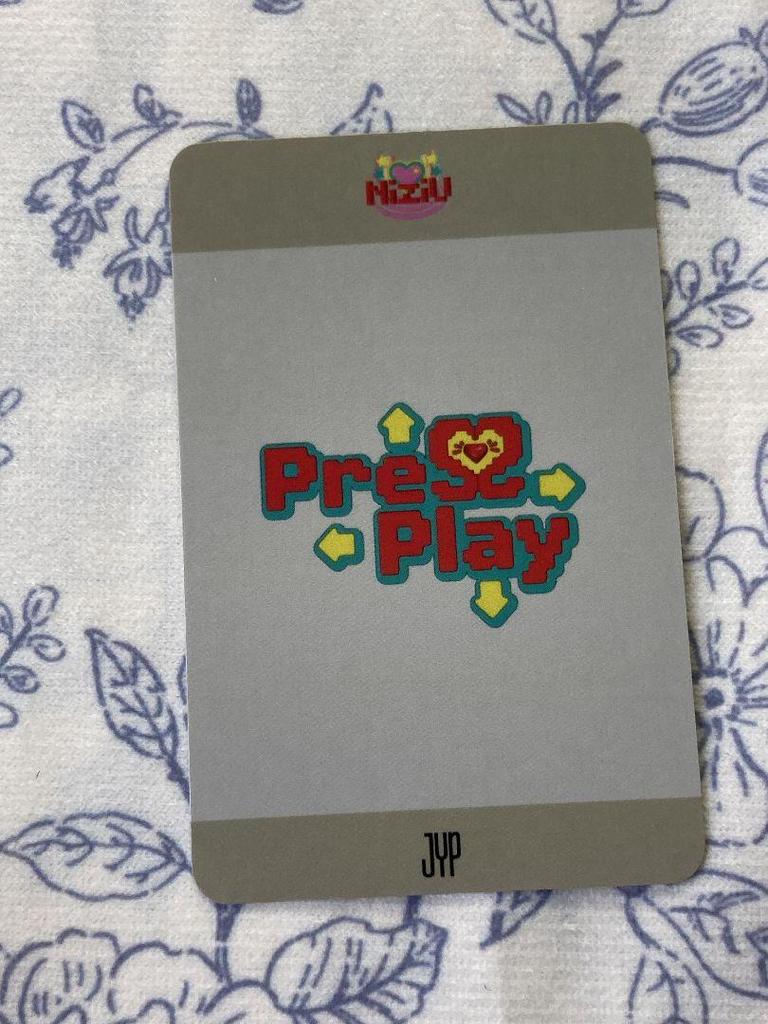 [USED] NiziU Miihi Pre-recorded PressPlay 2nd Week Sanoku Trading Card