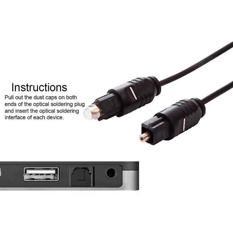 Buy Toslink Digital Optical SPDIF Audio Cable Male To Male Sound Bar Cord at affordable prices