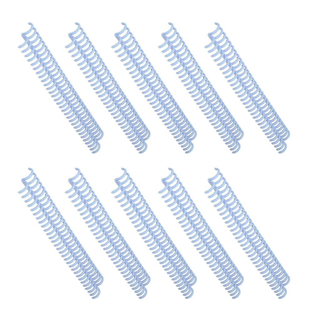 10 Pcs Binding Comb 19mm 30 150 Sheet Capacity Plastic Comb Binding Spines for B5 Paper
