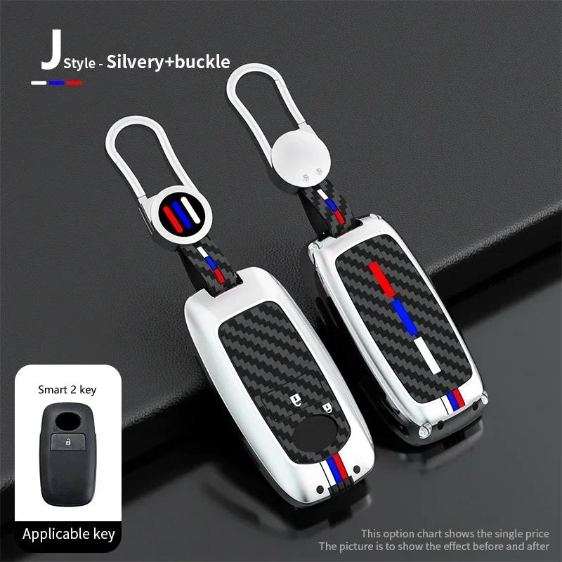 ACI4 Zinc Alloy for Toyota Yaris Ativ Raize Veloz Avanza Rush Perodua Daihatsu Malaysia Smart Remote Car Key Case Cover Keychain