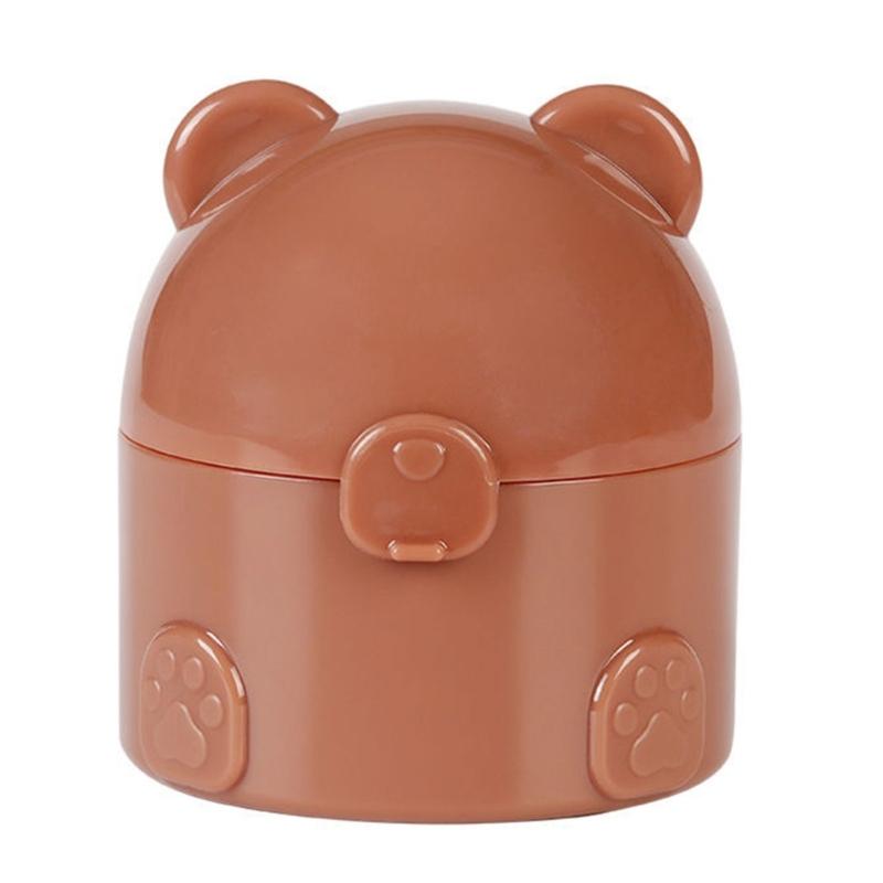 Baby Powder Dispenser Box Spill Resistant Seal Easy Open Travel Friendly Compact Design For Infant Hygiene Essential