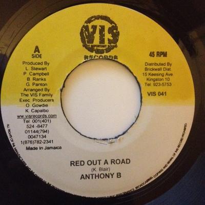 7-Zoll Schallplatte ANTHONY B / JAH MASON - Red Out A Road / Love For Granted VIS042 Sehr Wichtig 2008 Jamaika Reggae, Ska & Dub Gebraucht