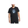 Under Armour Curry Trend Comfortable Soft Round Neck Pullover Short Sleeve Breathable T-Shirt Men Tops Black 1387108-001