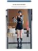Black Women's High-Waisted A-Line Shorts - 2026 Trendy Spring/Summer Elastic Casual Wide-Leg Hot Pants