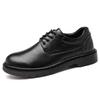 Fashion 2024 High Quality Mens Flat Designer Casual Leather Oxford Shoes Antiskid Thick Tottom Casual Formal Business Shoes Dress Shoes