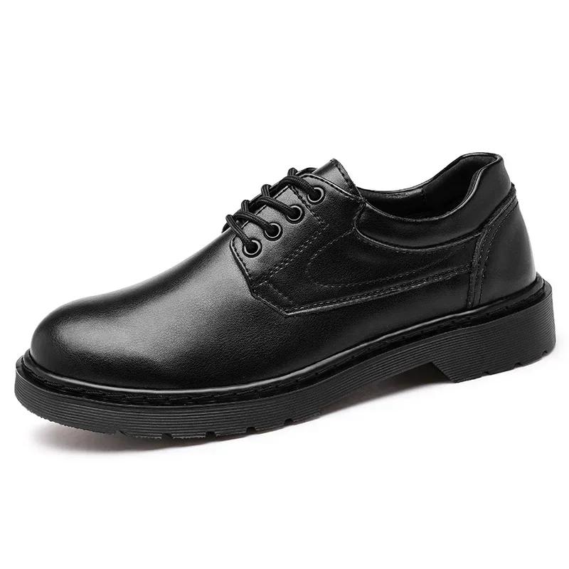 Fashion 2024 High Quality Mens Flat Designer Casual Leather Oxford Shoes Antiskid Thick Tottom Casual Formal Business Shoes Dress Shoes