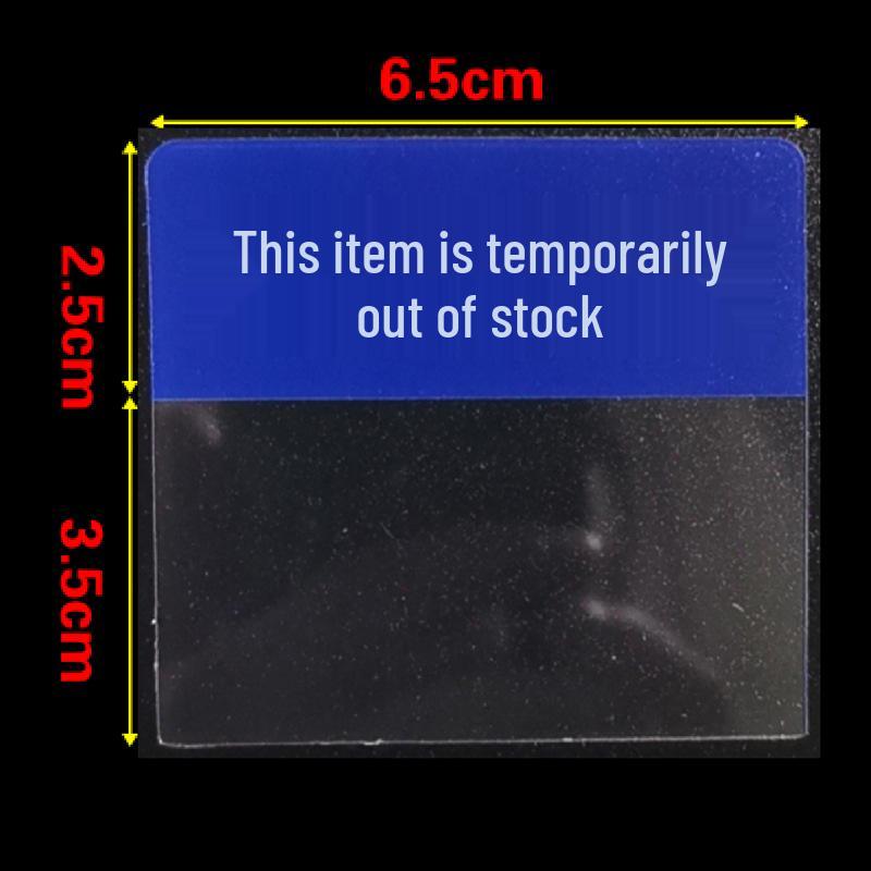 Transparent PVC Shelf Label Sleeve for Pharmacy and Baby Store Price Tags