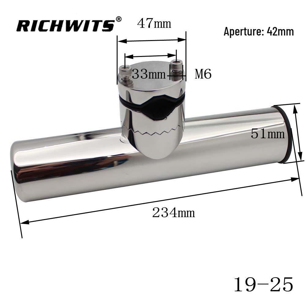 Stainless Steel Yacht Boat Fishing Rod Holder