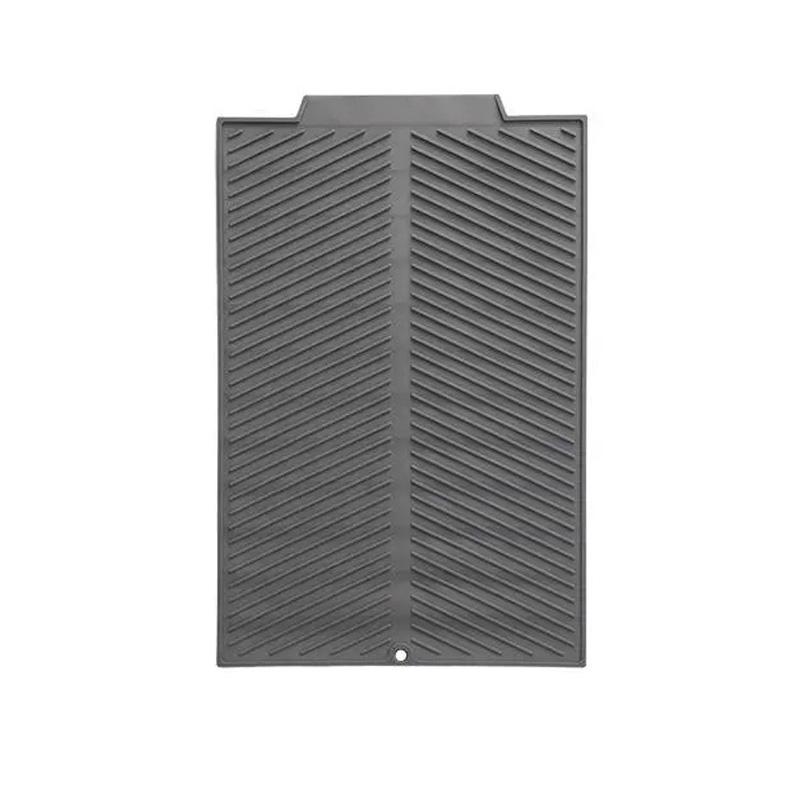 Силиконовый коврик для сушки посуды, коврик для сушки посуды, складной коврик для сушки, большой коврик для сушки, экологически чистый коврик для сушки, термостойкий горшок S