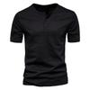 Men's Crew Neck Short Sleeve Men Casual Slim Sport Solid Color T-shirt Men