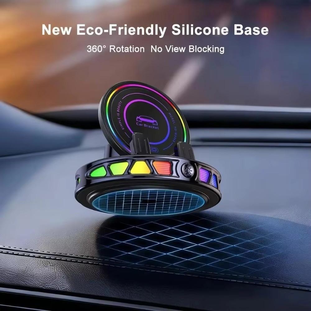 360° Rotation Auto Clamping Phone Holder Electric Car Phone Charger Holder  Car Dashboard