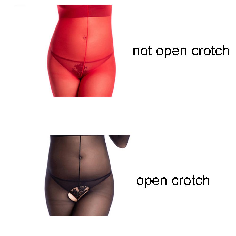 Unisex 120D Nylon Separate Fingers Bodystocking Penis Sheath Close Open Crotch Bodysuit Tights Sexy Leotard Conjoined Lingerie