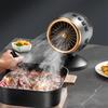 Tischhaube Leise Tragbare Dunstabzugshaube Höhen- und Winkelverstellung Abzugshaube für Indoor-Grill Hot Pot