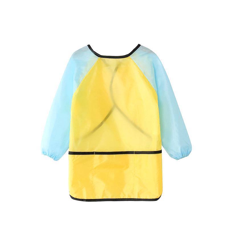 Children's Long Sleeve Art Apron: DIY Painting & Eating Smock for Kindergarten