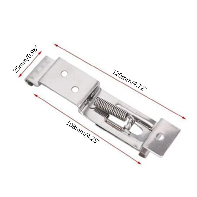 Rvs Auto Kenteken Frame Houder Trailer Nummerplaat Clips Lente Beugel Cover Vaste Accessoires 1 Paar