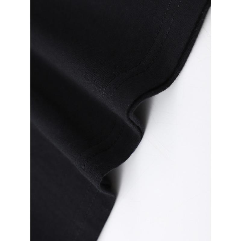 Taglie Europee T-shirt da Uomo Rotonda Creativa, Realizzata in Puro Cotone, Trendy e alla Moda, Maniche Corte per l'Estate, Top Casual Quotidiano