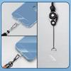 10/5/1PCS Universal Transparent Phone Anti-lost Lanyard Card TPU Tether Tab Loop Hole Hanging Strap Patches Cord Clip Gasket