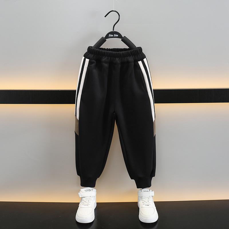 Stylish Boys Autumn Sports Set 2024 Trendy Kids Baseball Jacket Outfit Two Piece Suit