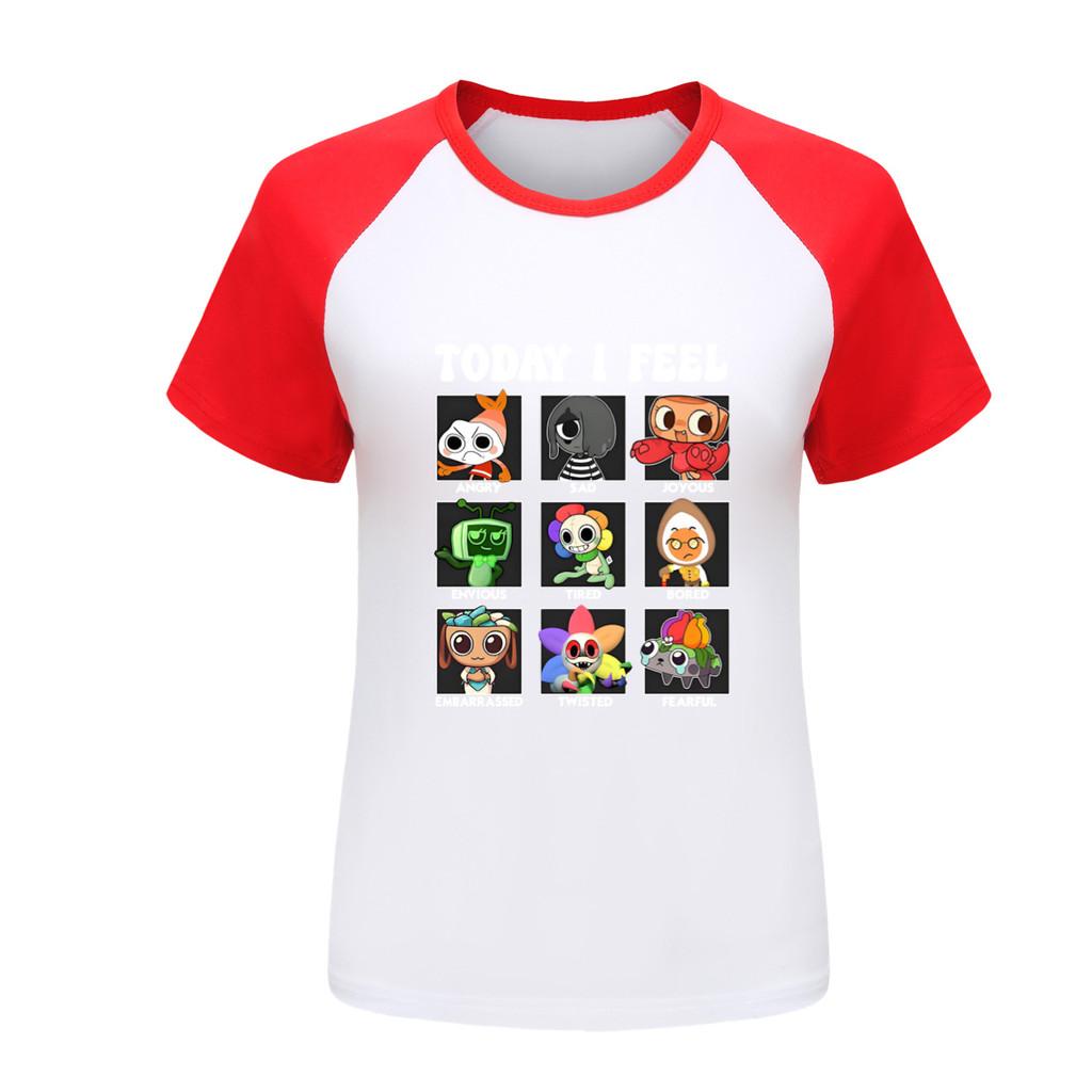 5405 Kids Dandy World Print Raglan Short Sleeves T-Shirt