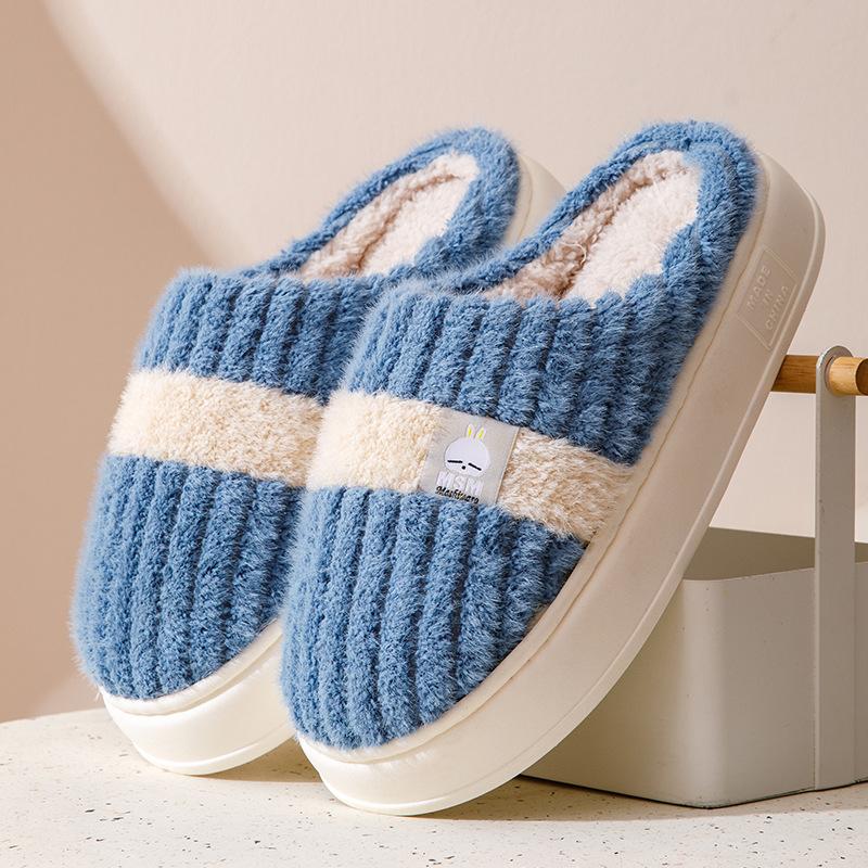 

женские зимние домашние плюшевые теплые домашние тапочки на толстой подошве для пары, мужские зимние тапочки 44-45 yards