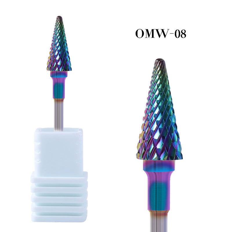 Nail Tungsten Steel Grinding Head Blue Label Tungsten Steel Drill Electric Nail Sander Accessories