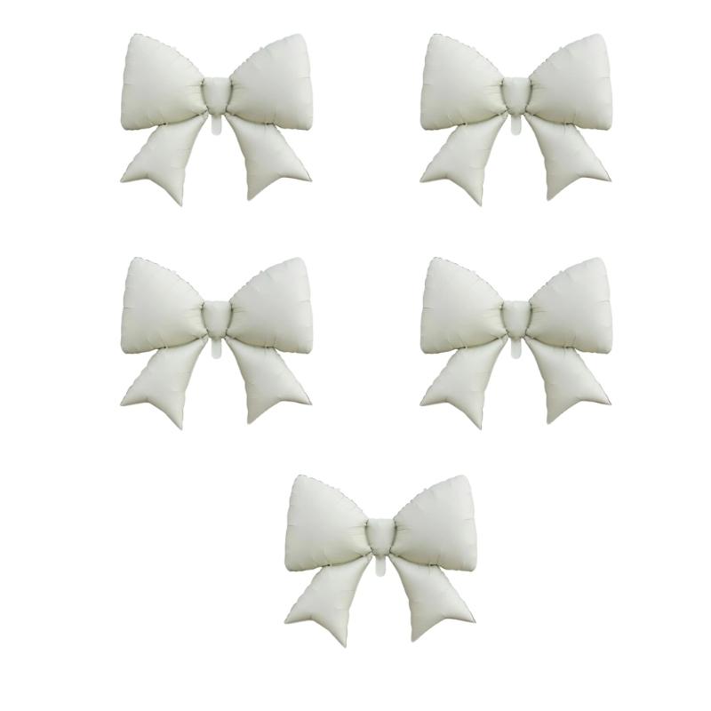 98x75cm Large Bowknot Shape Aluminum Balloon Birthday Party Balloon for Girls Birthday Party Decoration Photography Tool
