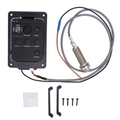 Guitar Preamp Volume Bass Middle Treble Phase Control Build In Tuner Guitar Pickup EQ Equalizer for Presys PSY101