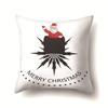 European and American Christmas Santa Claus Christmas Tree Creative Polyester Pillow Case Fashion Home Pillow Case