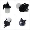 Boat Fuel System Filter Assembly With Clear Bowl, Two Hose Connections and Mounting Fastener for 9.9-90HP Routine Marine Engine Service Work Tasks
