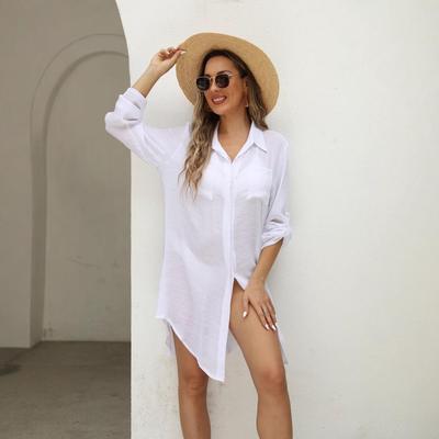 European & American Beach Style Sunscreen Shirt - Women's Vacation Beachwear