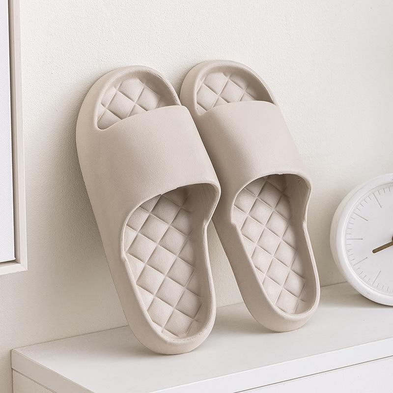 

Мужские тапочки из ЭВА пены, тапочки для дома для влюбленных, летние суперлегкие противоскользящие тапочки для ванной, разноцветные милые домашние тапочки 40-41 хаки