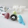 Drop Glue Aromatherapy Gypsum Little Bird Nest Ornaments Pendant Silicone Mold