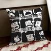 Cartoon MMafalda Cushion Cover Reversible Soft Durable Pillow Cover Home  Car MultiScene Use for Daily Comfort