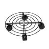 Flower Pot Roller Stand 50kg Load Capacity Rust Prevention Iron Easy To Move Plant Caddy with
