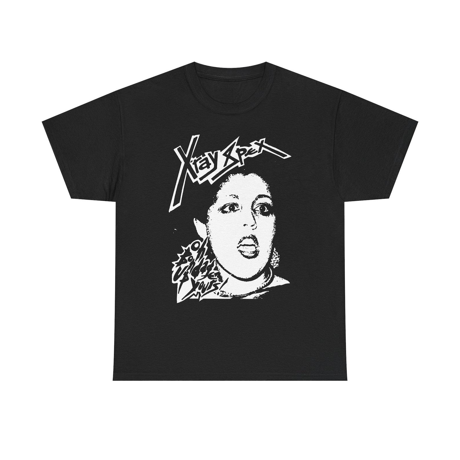 X-Ray Spex Band Shirt, Punk Rock Legend Tee, Poly Styrene New Wave T shirt, Vintage Graphic Unisex 3XL