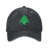 Libanesisch Libanon Beirut Zeder Unisex Baseballkappe Used Gewaschene Hüte Kappe Vintage Outdoor Alle Jahreszeiten Reise Geschenk Kopfbedeckung