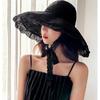 Lace Bucket Hat UV Protection Beach Cap Summer Panama Hat  for Women