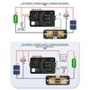 A96I-KL110F 0-120V 0-100A Battery Monitor Bluetooth Battery Tester Voltage Current VA Meter Battery Coulomb Meter