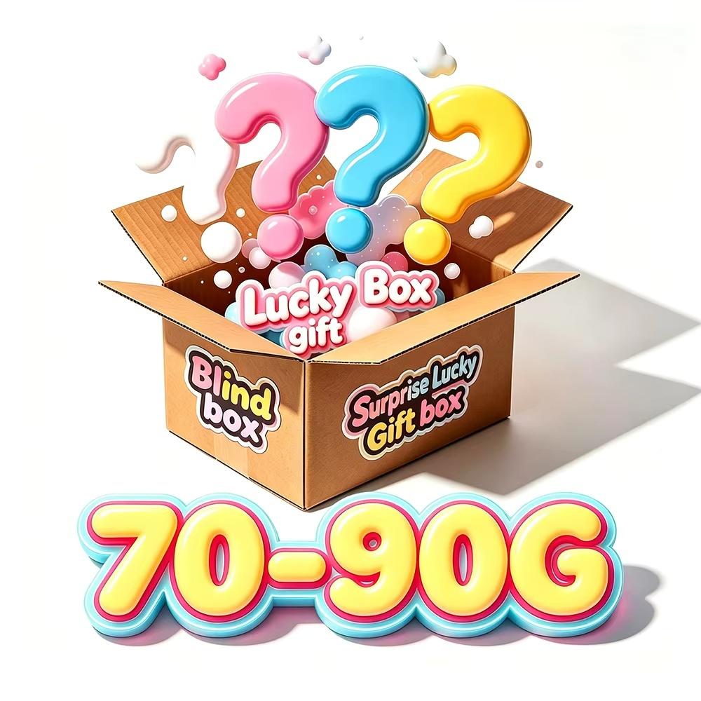 100+Pcs Surprise Box Toys Fun Mystery Fidget Stress Relief Surprise Novelty Stress Relief Assorted Squishy Figures