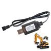 7.4V USB Lithium Battery Charger SM-2P SM-3P SM-4P Smart Rechargeable Li-ion Battery Charger Toys Remote Control Charger