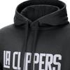 Nike NBA Los Angeles Clippers Logo Print Fleece Hoodie Men Tops Black DC0807-010