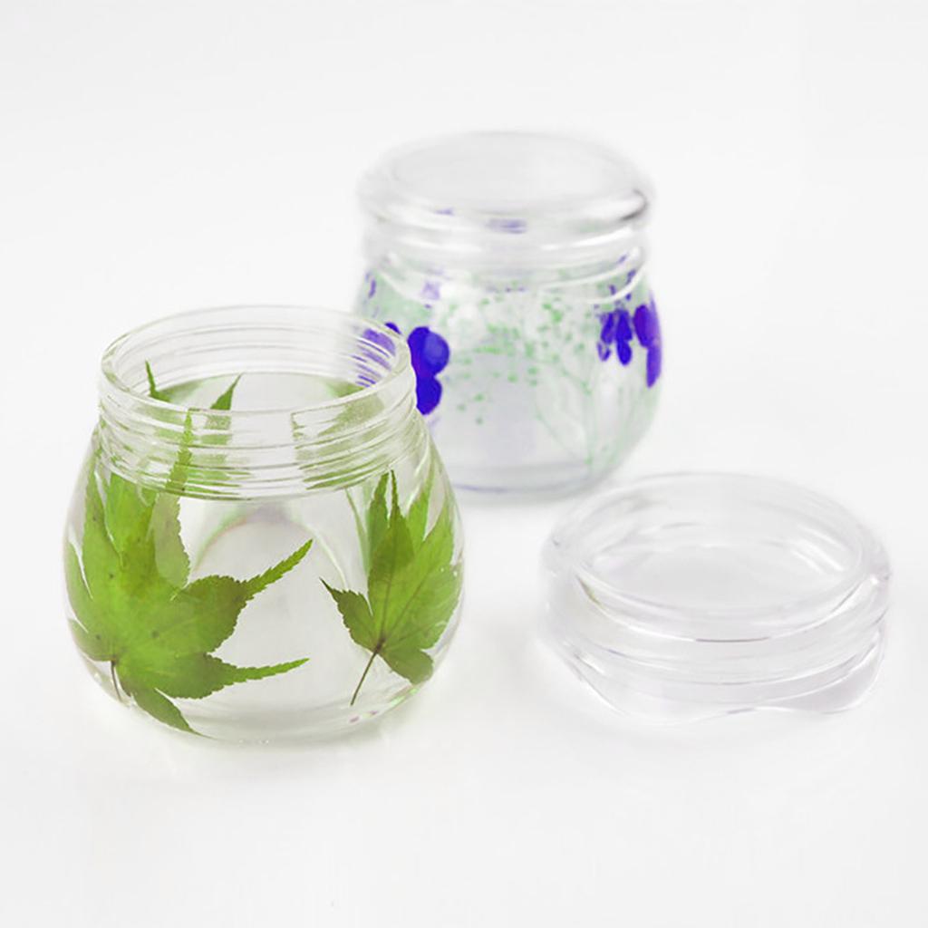 3Pcs Jar Resin Molds Silicone,Pudding Jar Resin Molds with Lid,Bathtub Storage Box Mold for Trinkets,Rings Organizer