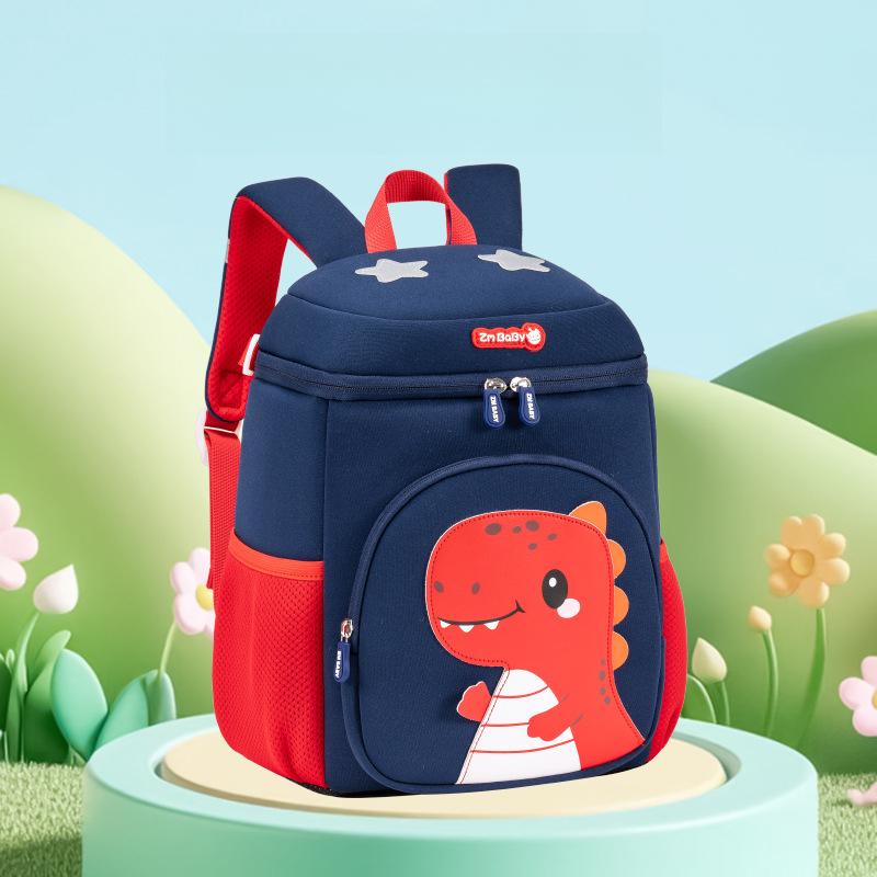 New Kindergarten Cartoon Backpack Boys and Girls Cute Fun Children's Double Shoulder Bag Baby Backpack