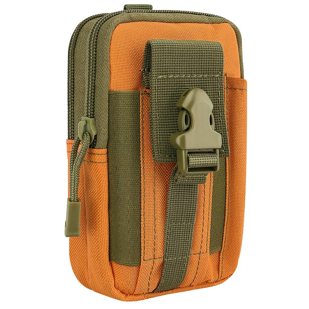 AYPPRO Tactical Camouflage Waist Bag Mobile Phone Saddlebag for Hiking Riding Camp Convenient Mobile Access