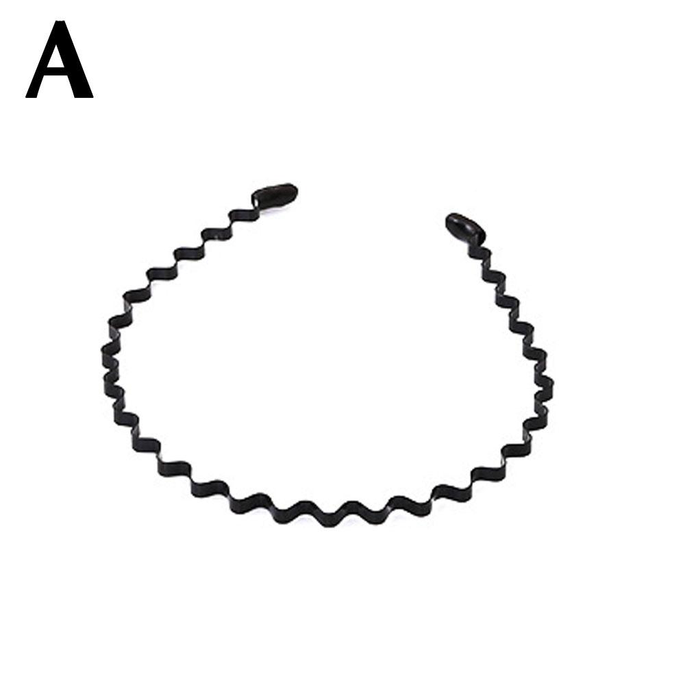 Fashion Wave Hairband for Men Women Korean Hair Hoops Unisex Wavy Hair Head Hoop Band Invisible Hair Clip Hair Accessories 1PCS