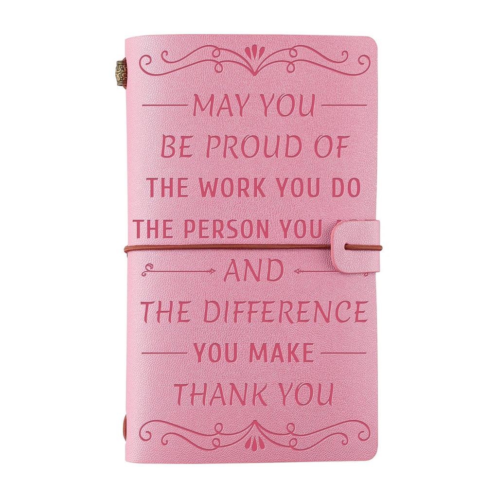 PU Leather Notebook, Card Slots, And Storage Pocket, Perfect Gift For Family And Friends