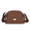 Borsa da donna Borse in nylon impermeabile Borsa a tracolla a tracolla multifunzionale alla moda di colore puro Borsa a tracolla casual di grande capacità
