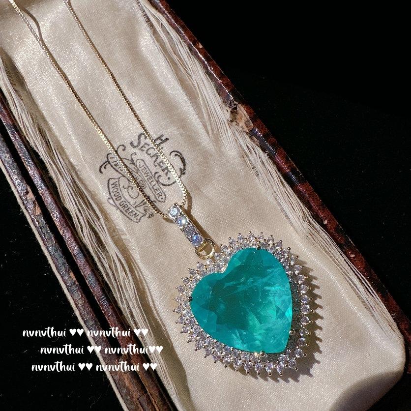 Brazilian Chalcedony Agate Gemstone Bracelet, Water Spirit And Rich Beans, Ice Blue Para Snowflake Zircon, Necklace.